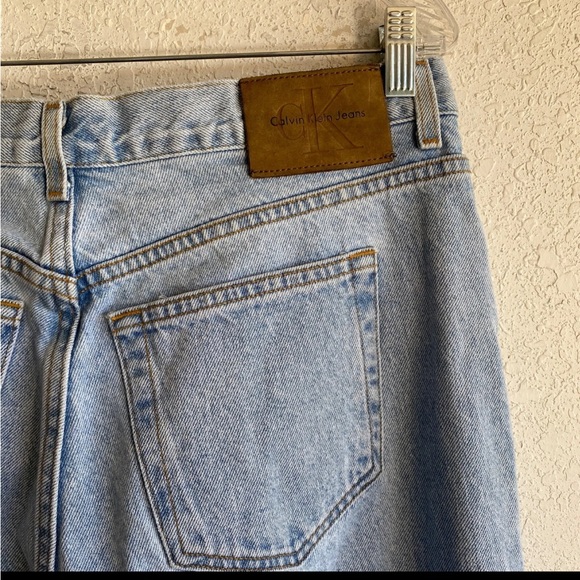 Vintage Calvin Klein Womens Easy Fit High Rise Jean Pants Size 16 Measured 34x31 - Picture 4 of 7